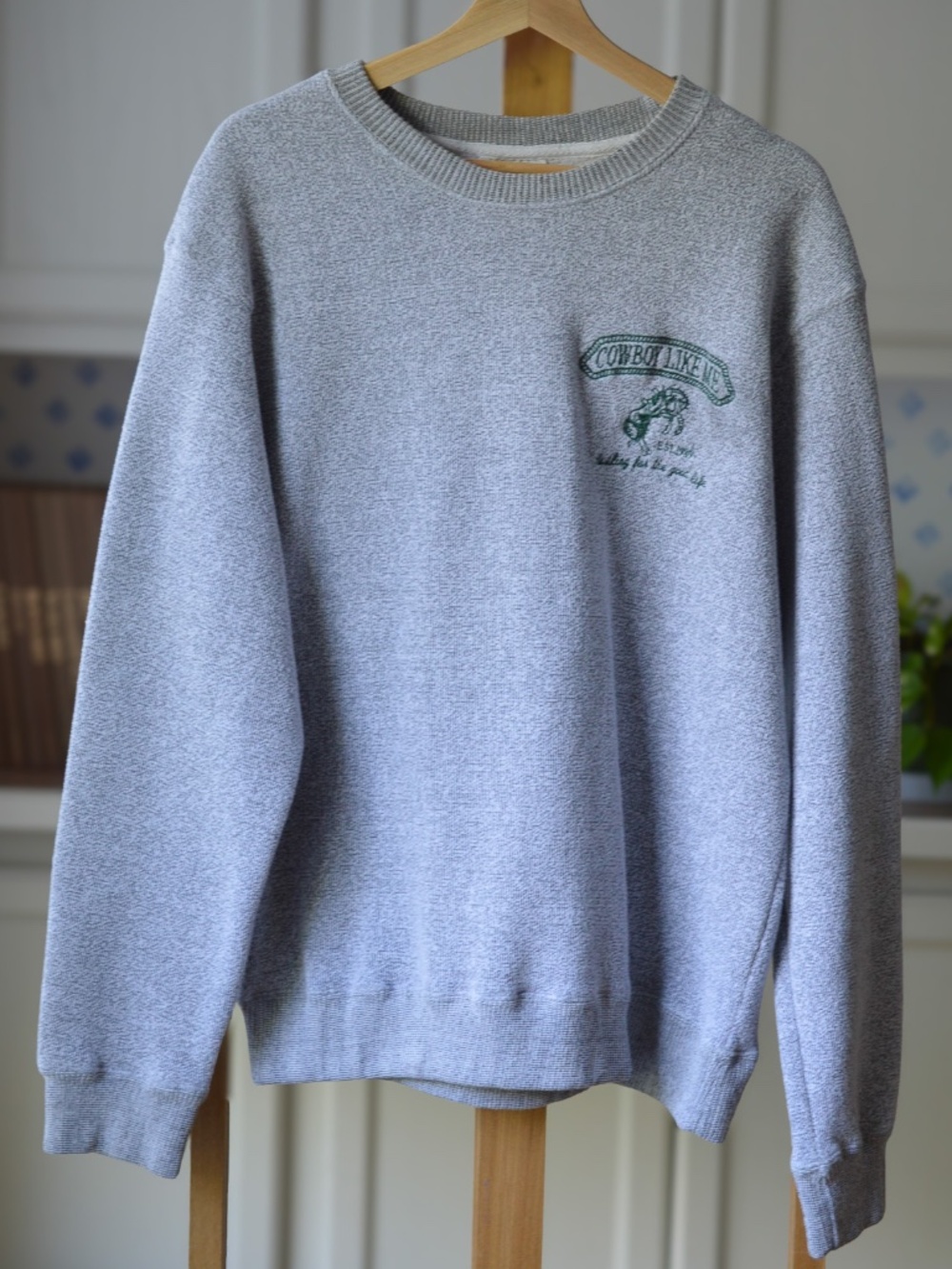Official Taylor Swift Evermore Cowboy Like Me Crewneck Sweatshirt XL